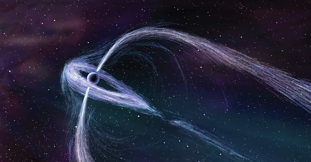 De la matière noire a-t-elle été détectée par le satellite Pamela ? Ici, illustration du pulsar Geminga. © Nahks TrEhnl, Nasa