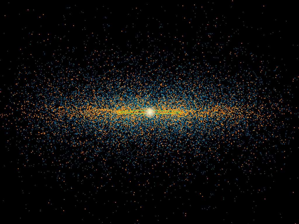 La Nasa va tester son système de défense contre les astéroïdes. Le télescope spatial Wise, qui a fonctionné de septembre 2009 à février 2011, a réalisé une estimation précise&nbsp;du nombre d'astéroïdes potentiellement dangereux pour la Terre (PHA pour Potentially Hazardous Asteroids). © Nasa