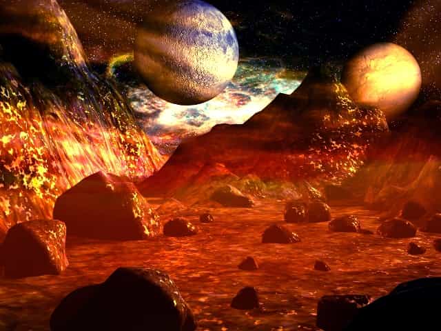La vie existe-t-elle dans d'autres mondes ? Sous quelle forme se présente-t-elle ? Doit-on imaginer qu'elle est nécessairement apparue selon des processus similaires à ceux qui se sont déroulés sur la Terre ou faut-il se préparer à d'autres scénarios ? Les questions sont nombreuses, et les réponses absentes. © Nasa