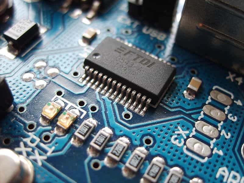 La photolithographie est très employée dans le secteur de l’électronique. © DustyDingo, Wikipédia, DP