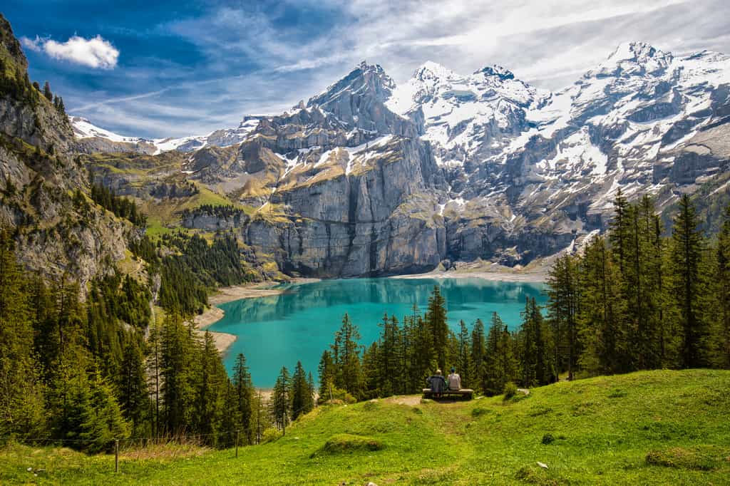 Quelles randonnées faire en Suisse ? Ici, paysage de l'Oberland bernois, en Suisse. © gevisions, Fotolia