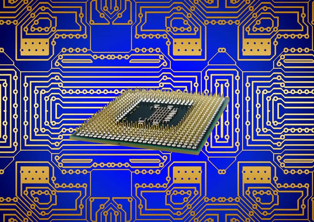Les processeurs sont au cœur des ordinateurs et évoluent d'années en années. Les nouveaux processeurs Core d'Intel sont basés sur la microarchitecture Skylake qui repose sur une finesse de gravure de 14 nanomètres. © Geralt, Pixabay, DP