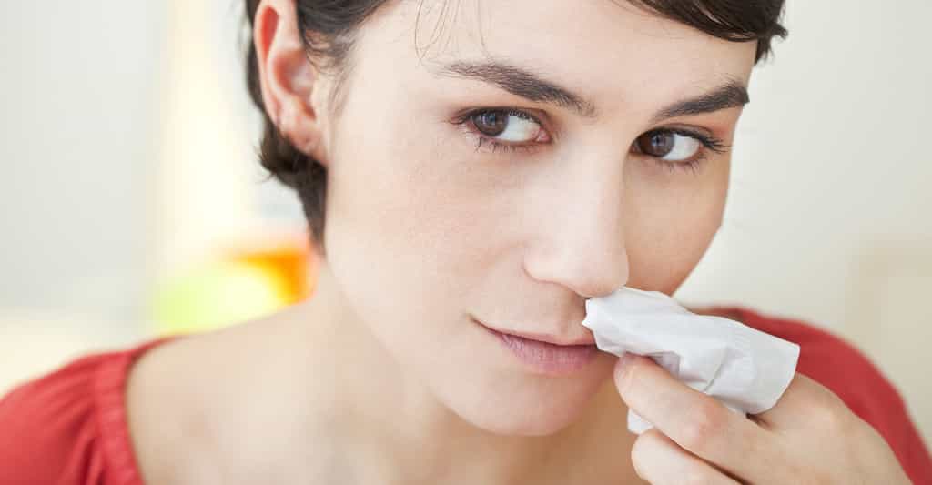 Le saignement de nez peut impressionner mais est généralement bénin. © Image Point Fr, Shutterstock