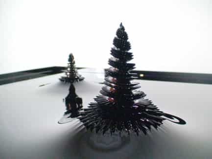 Sculpture de ferrofluide. © Sachiko Kodama 