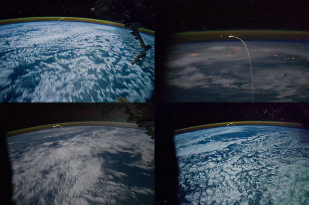 Dernier plongeon d'une navette dans l'atmosphère terrestre pour venir se poser en Floride, au Centre spatial Kennedy. © Nasa