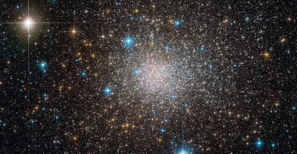 Liller 1 et Terzan 5 — ici en illustration — constituent probablement ce qui reste des blocs de construction primordiaux de notre bulbe galactique. © ESA, Hubble