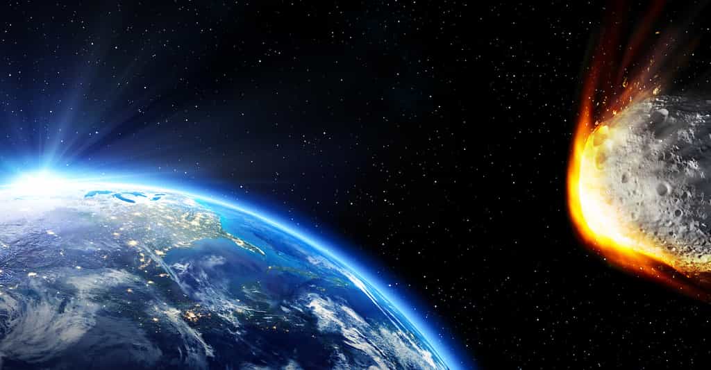 Selon les modèles développés par des chercheurs de l’Institut de physique de Krasnoïarsk (Russie), l’événement de Toungouska a pu être produit par un astéroïde de passage dans l’atmosphère de notre Terre. © Romolo Tavani, Adobe Stock