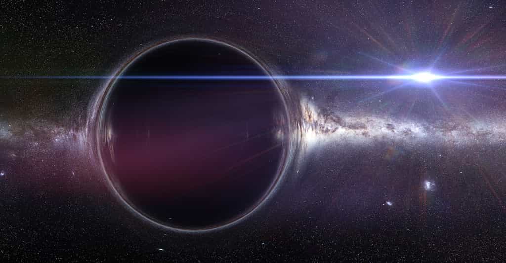 Le « battement de cœur » découvert du côté d’un trou noir supermassif en 2007 est toujours actif aujourd’hui. Les astronomes espèrent pouvoir en tirer des informations utiles quant à l’environnement de l’objet. © dottedyeti, Adobe Stock