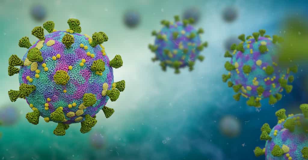Le coronavirus responsable de la Covid-19 est un virus à ARN. Du même type, donc, que les 5.500 nouveaux virus que des chercheurs de l’université de l’État de l’Ohio (États-Unis) viennent d’identifier dans les océans du monde. © dottedyeti, Adobe Stock