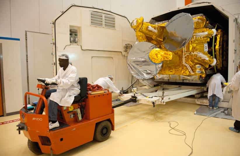 Thales Alenia Space vient de mettre en place une commission d'enquête qui devrait remettre son rapport d'ici quelques semaines. © 2010 Esa/Cnes-Arianespace/Photo Optique Video CSG