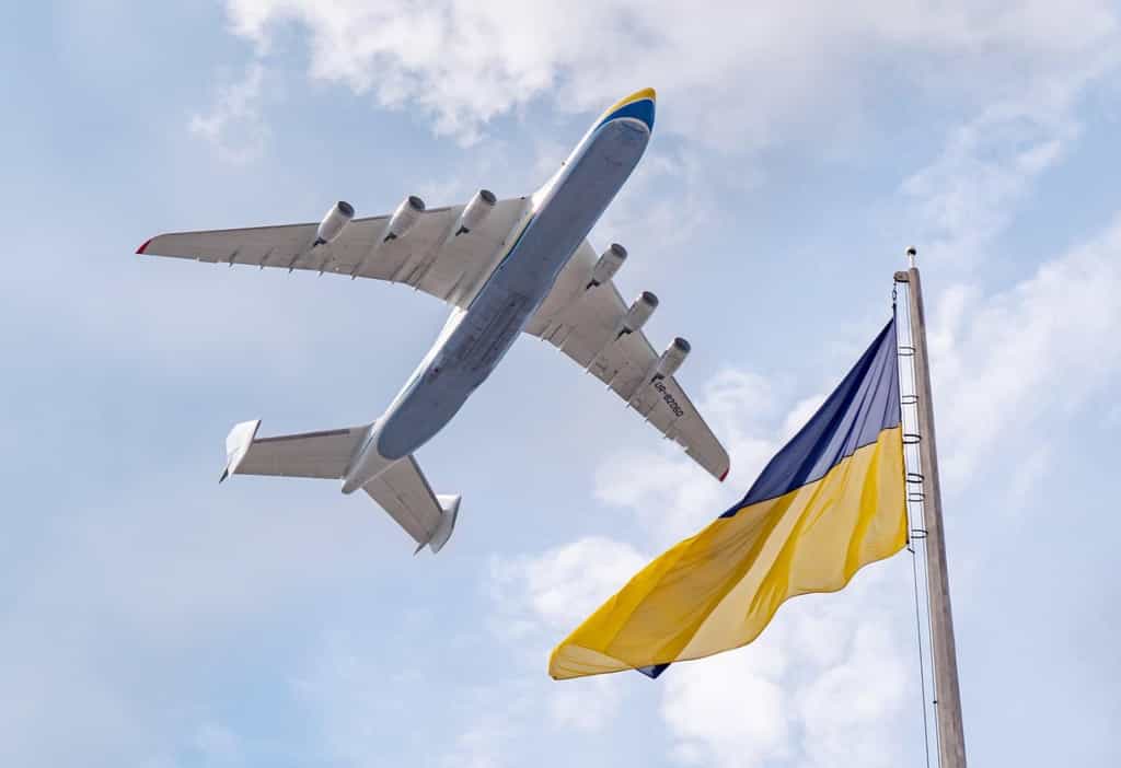 Le géant des cieux ne volera plus… Il a été détruit par les combats lors de l’attaque de l’aéroport d’Hostomel en Ukraine. © Antonov