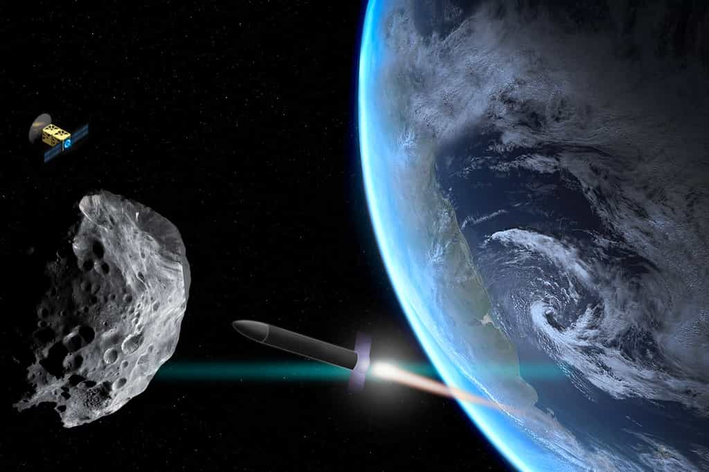 La déviation est la solution retenue pour protéger la Terre d'une collision avec un astéroïde. Bien qu'il existe d'autres solutions, celle-ci semble faire l'unanimité. © Christine Daniloff, MIT