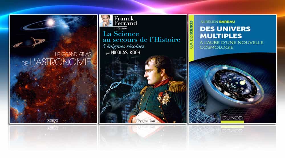 Trois livres de sciences et d'images. © DR