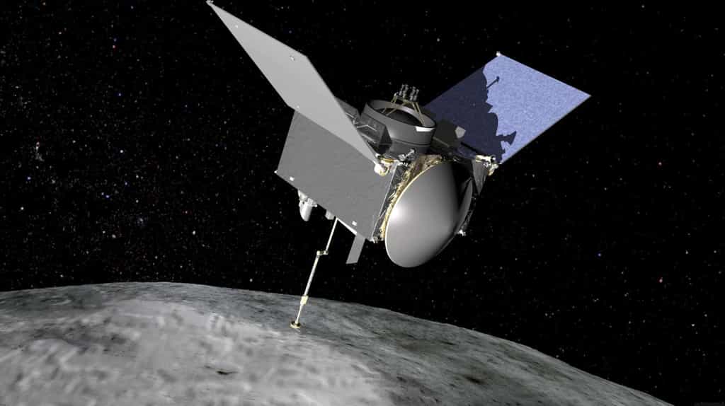 La sonde de la Nasa Osiris-Rex s'est placée en orbite autour de l'astéroïde Bennu le 31 décembre 2018. © Nasa