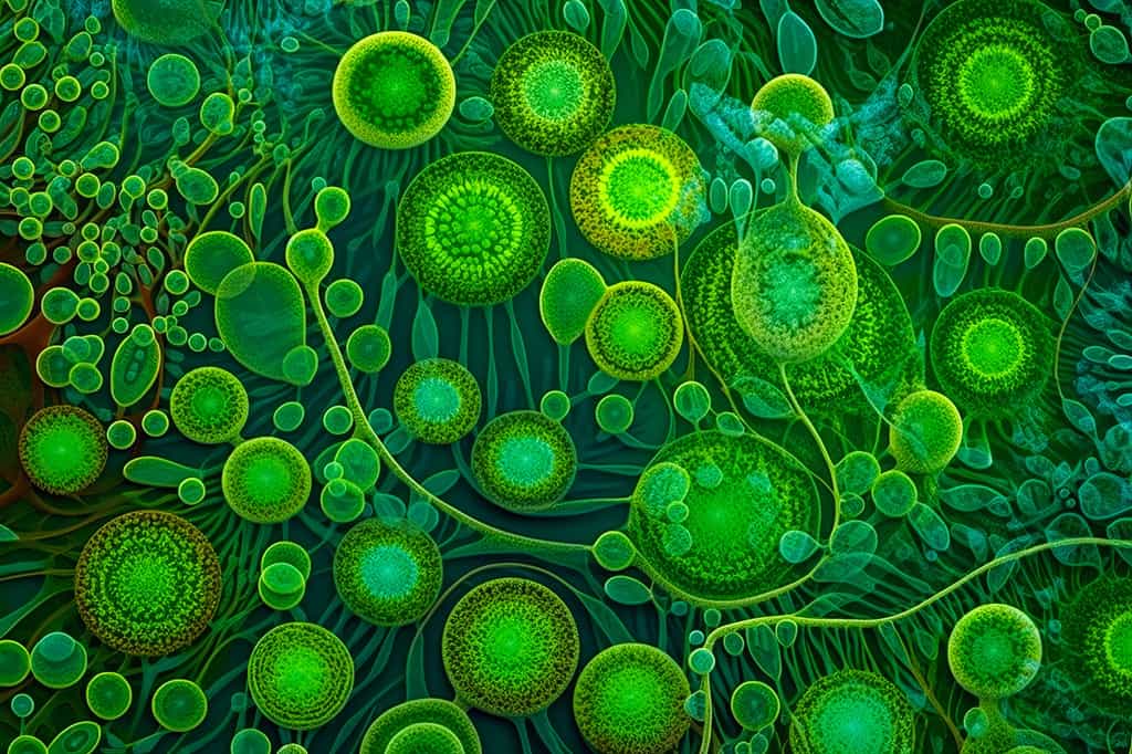 Une vacuole est un organite cellulaire eucaryote, spécifique des cellules végétales et fongiques, qui joue un rôle majeur dans le maintien de l'équilibre des substances essentielles à la vie cellulaire. © XaMaps, Adobe Stock