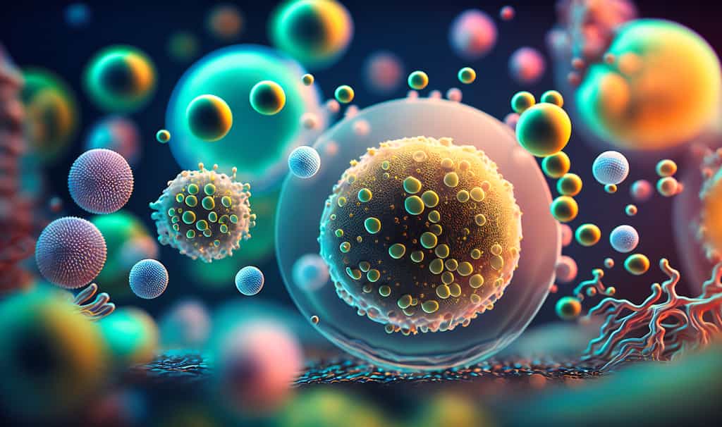 Illustration de cellules. © Nilima, Adobe Stock