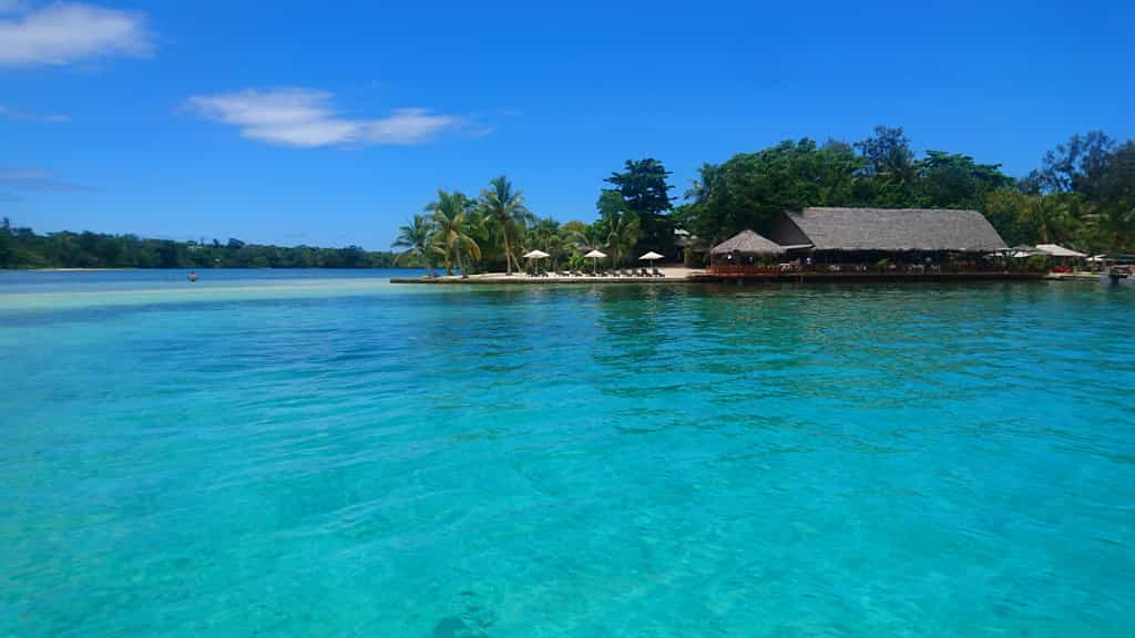 Vanuatu, un ensemble de 80 îles dans le Pacifique Sud, entre l'Australie et les îles Fidji va accueillir la première île opérant sous le principe des cryptomonnaies et de la blockchain. © helivideo,&nbsp;Adobe Stock