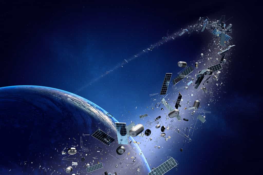 Combien de débris spatiaux orbitent autour de la Terre ? © Johan Swanepoel, Adobe Stock