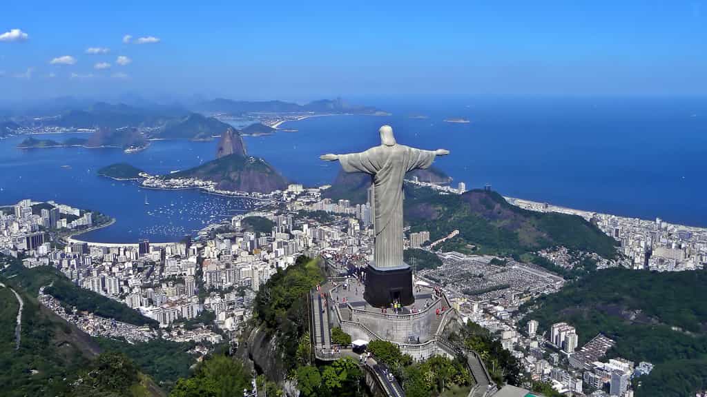 Le Christ rédempteur, gardien de la baie de Rio