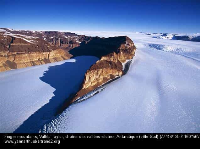 Finger mountains, Vallée Taylor, chaîne des vallées sèches, Antarctique (pô