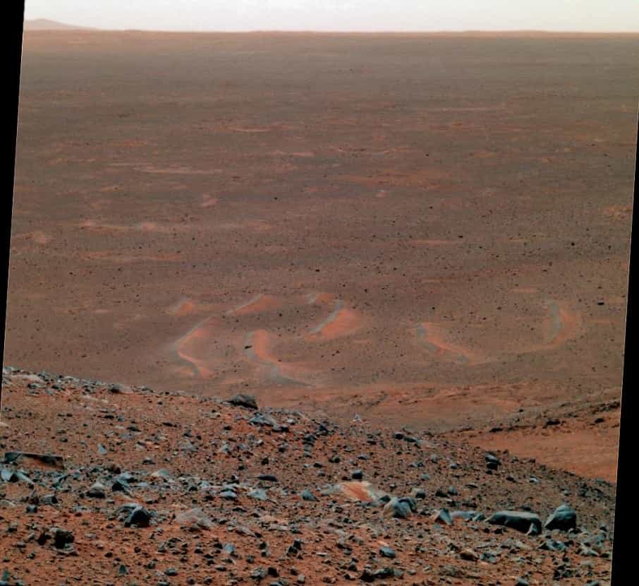 Le paysage martien vu par Spirit