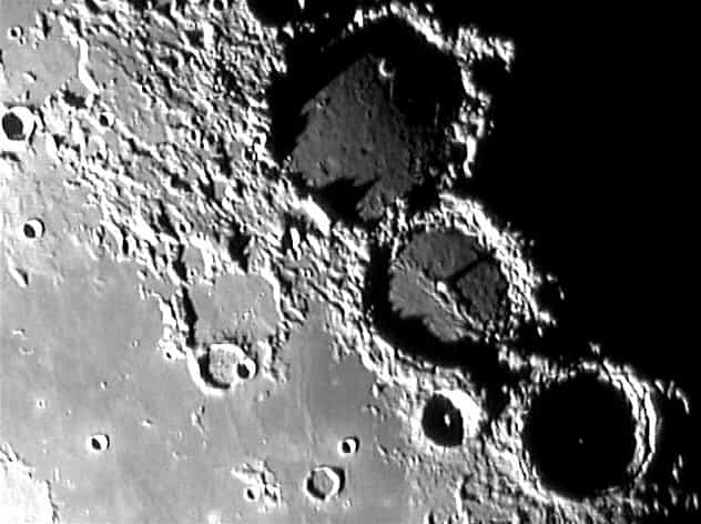 La Lune - Région de Ptolémée au terminateur