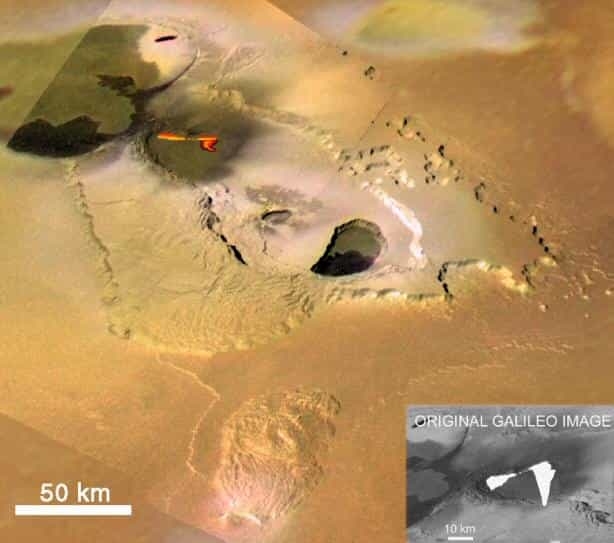 Fontaines de lave sur Io
