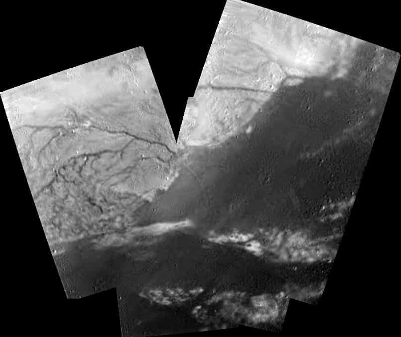 Titan : mosaïque du delta