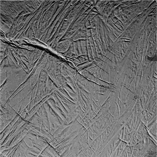 Surface d'Encelade