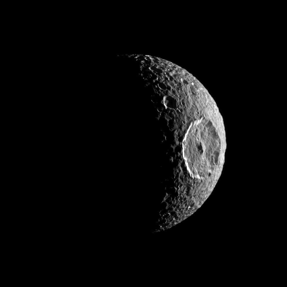 Mimas vue par Cassini