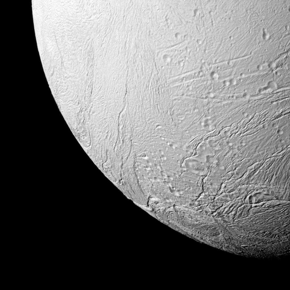 Encelade et son pôle sud