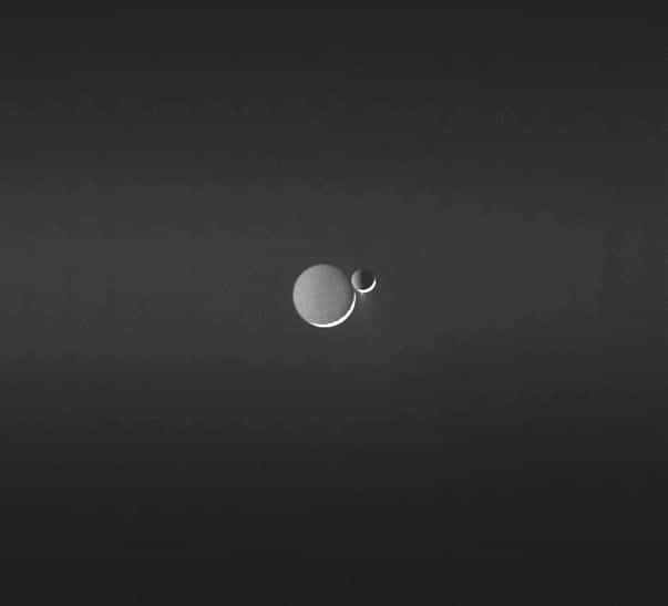 Rhéa et Encelade