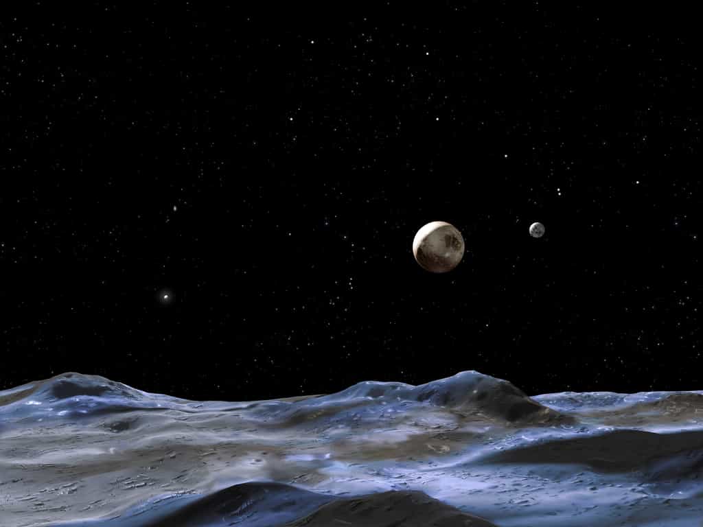 Pluton et ses lunes