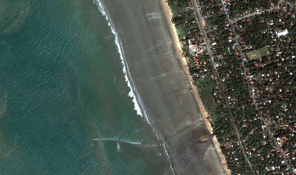 Srilanka - Kalutara : Les plages après le tsunami