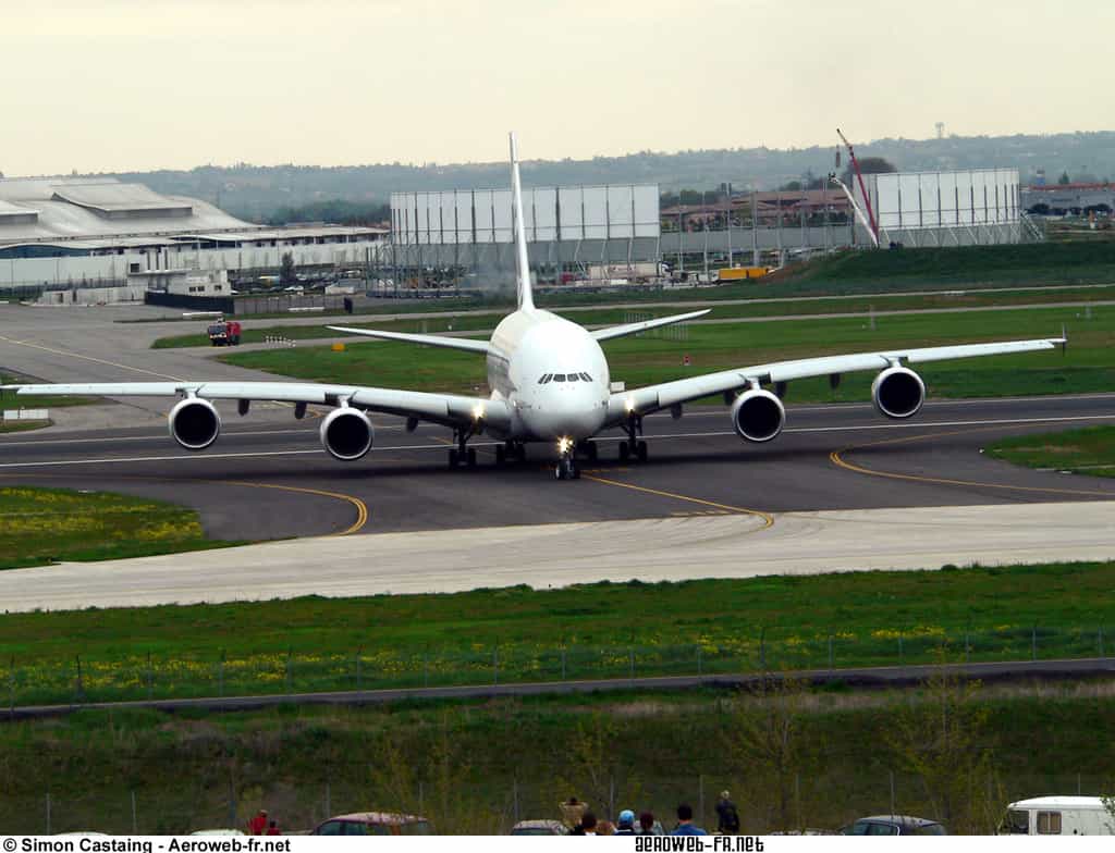 Face à face avec l'Airbus A380