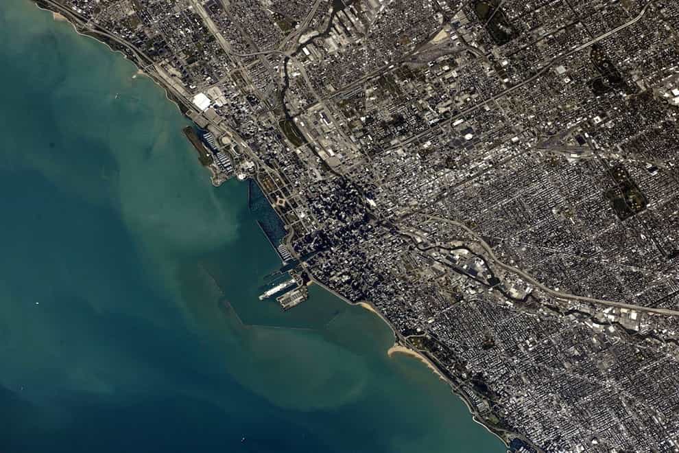Chicago vue depuis l'ISS