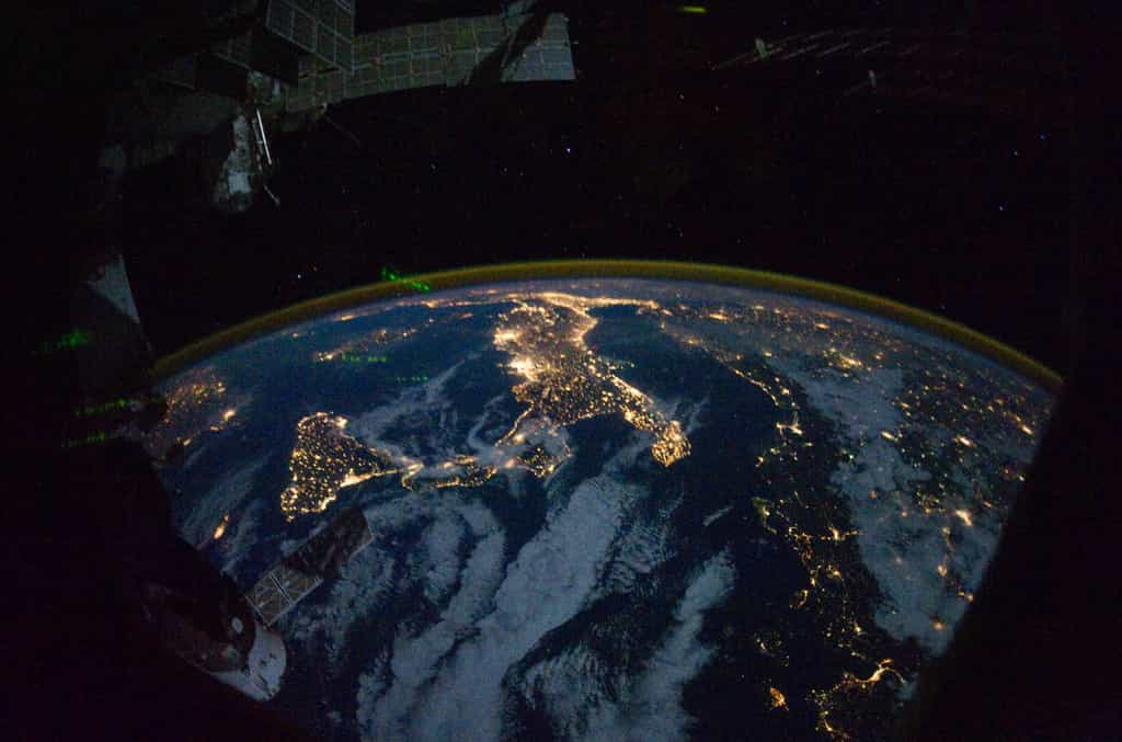 L'Italie depuis l'espace
