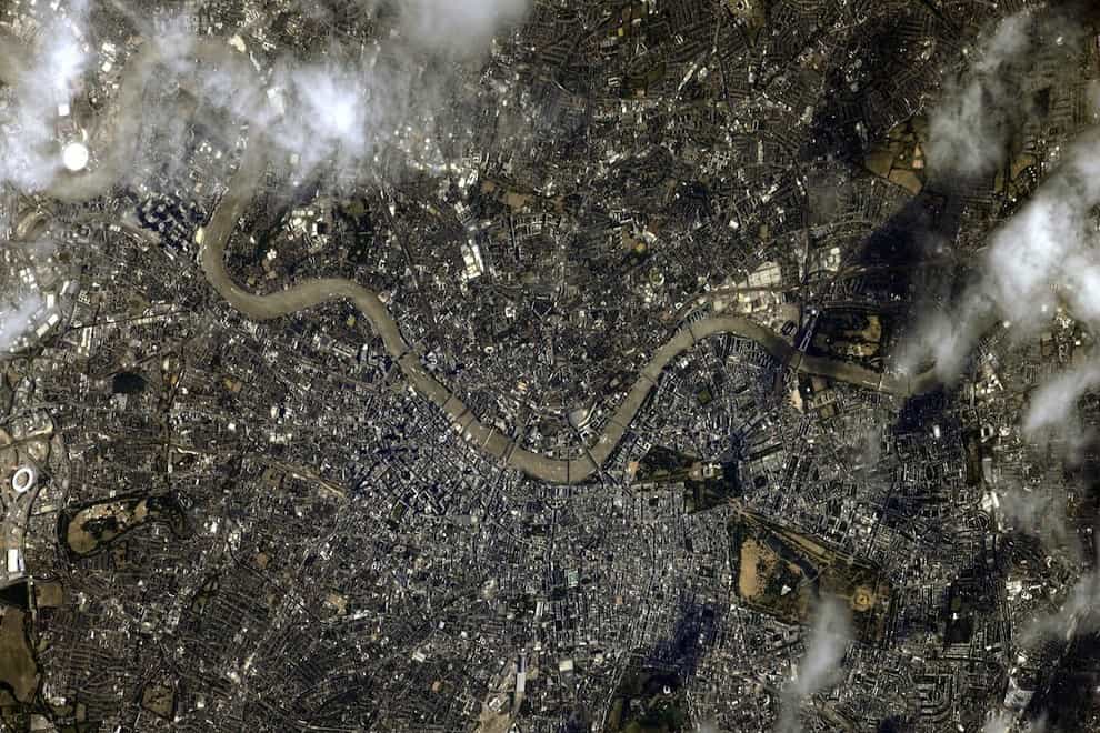 Londres vue de l'ISS