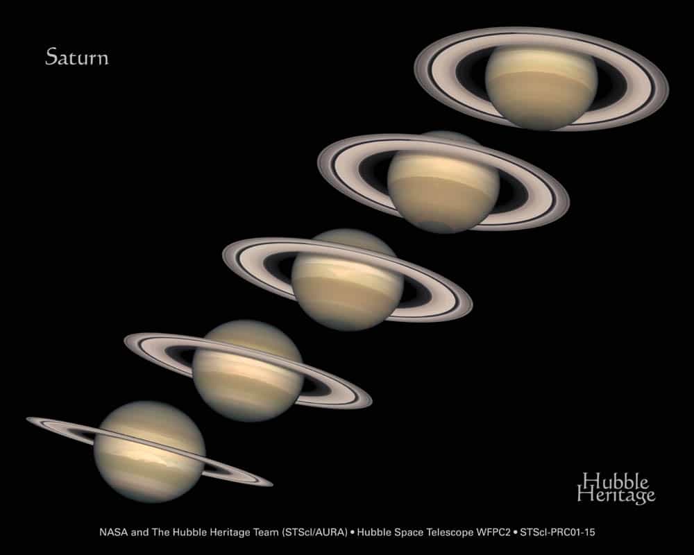 Hubble : Saturne