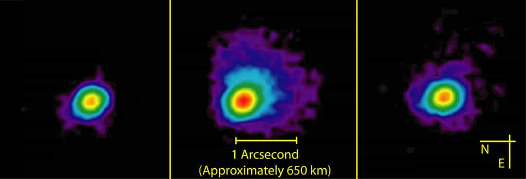 Le télescope Gemini observe l'impact