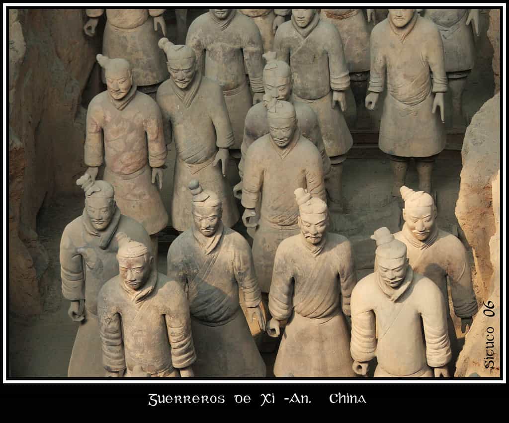 Le mausolée de l'empereur Qin, près de Xi'an
