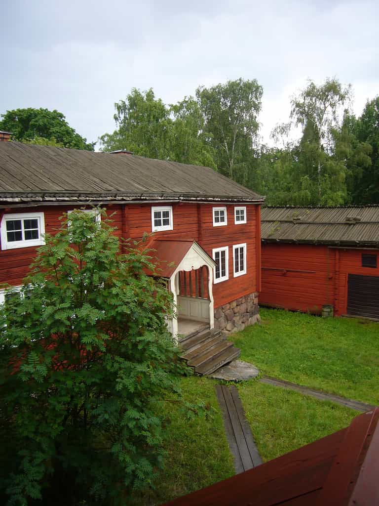 Maison en bois à Stockholm, en Suède