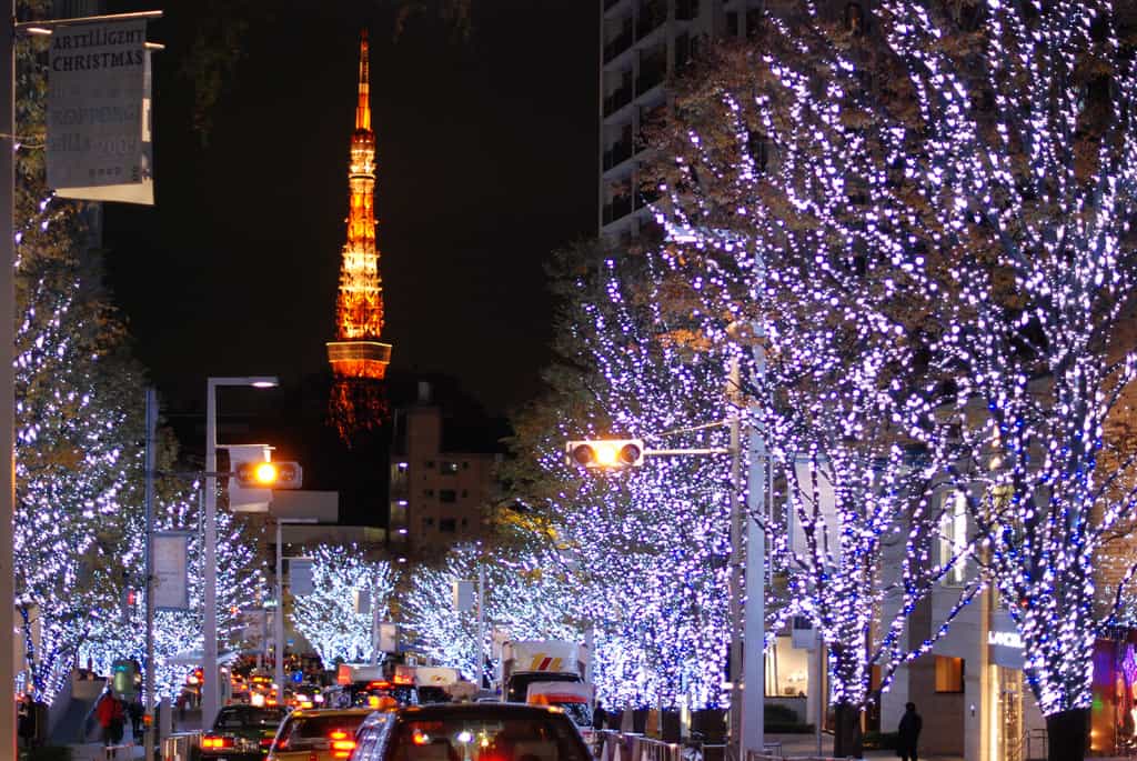 Noël dans les rues de Tokyo