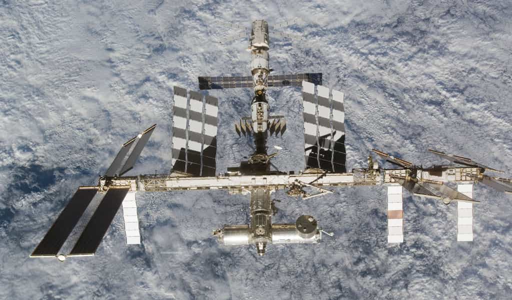 Les 3 laboratoires scientifiques de l'ISS en juin 2008