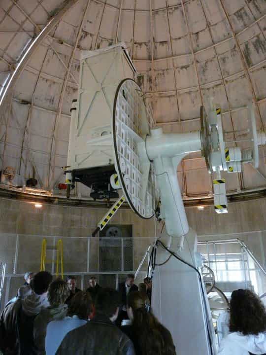 Table équatoriale et télescope de 60 centimètres