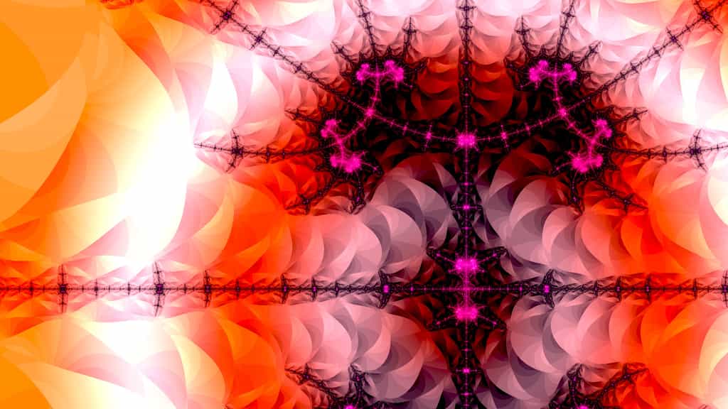 Image fractale électrisante