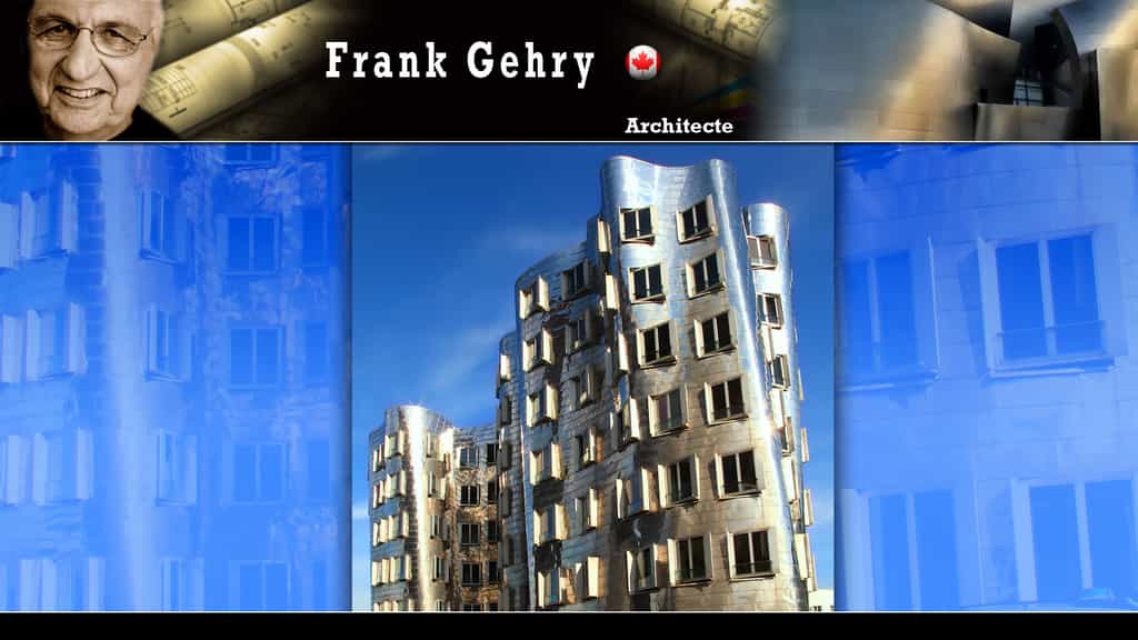 Le Neuer Zollhof à Düsseldorf, par Frank Gehry