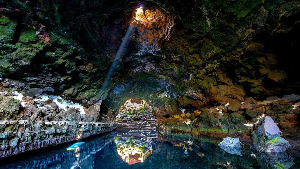Les Jameos del Agua, les grottes de l'île de Lanzarote, aux Canaries