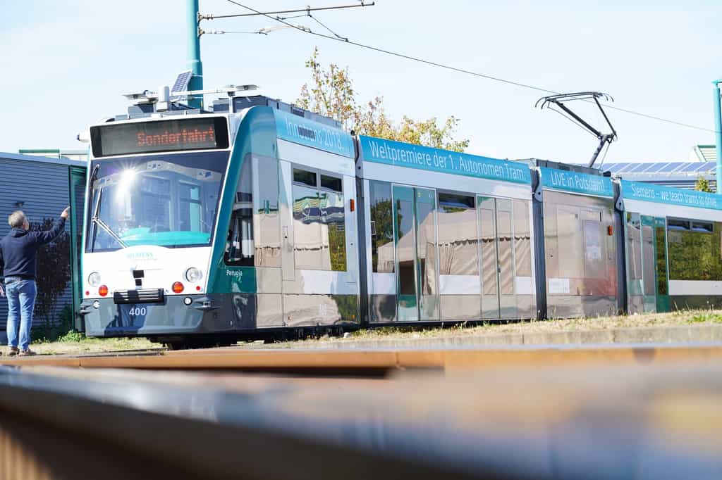 Le tramway autonome de Siemens. © Siemens Mobility

