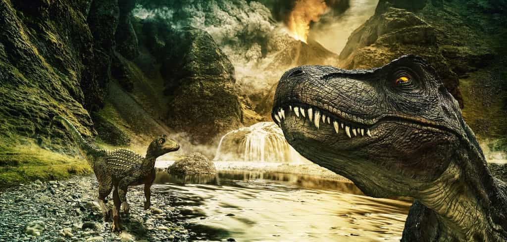 Le jurassique est la période correspondant à l’apogée des dinosaures. © Papafox, Pixabay, CC0